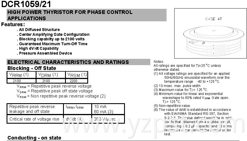 HIGH POWER THYRISTOR PHASE CONTROL